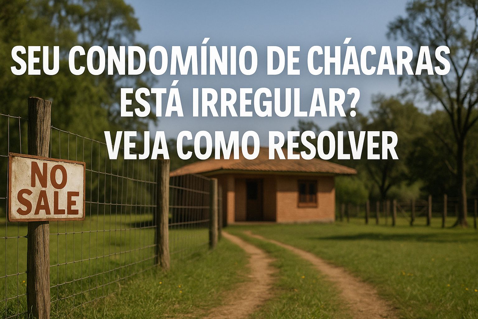Seu condomínio de chácaras está irregular? Veja como resolver - Bonfante e Lemos Advogados Associados - Advogado Cascavel - PR